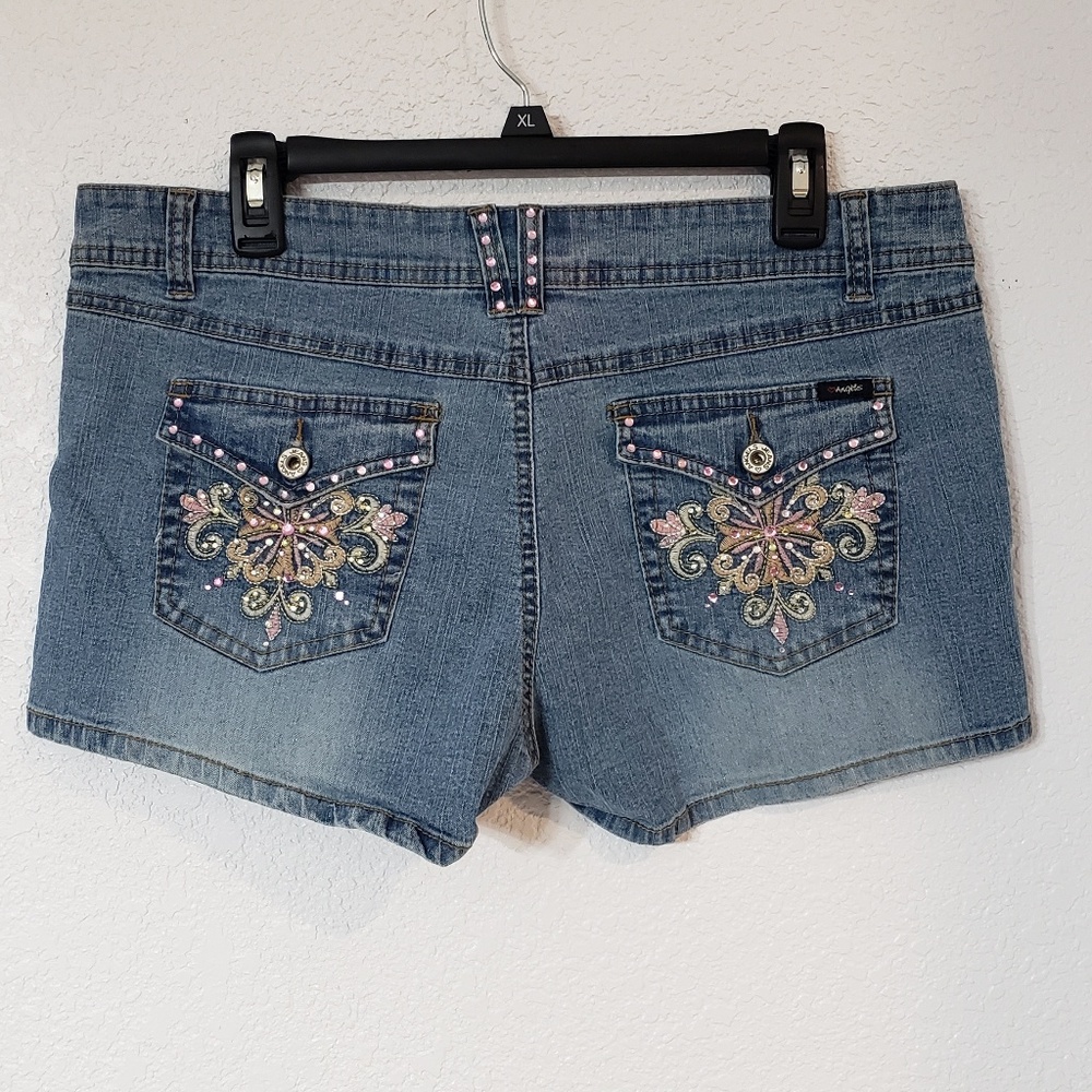 🛑STORE CLOSING🛑 Angels Embroidered Shorts